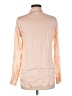 J.Crew 100% Silk Color Block Orange Long Sleeve Silk Top Size 6 (tall) - photo 2
