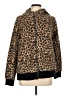 Calvin Klein 100% Polyester Animal Print Brown Jacket Size L - photo 1