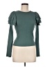 Zara Teal Long Sleeve Top Size M - photo 1