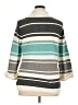 Style&Co Stripes Teal Pullover Sweater Size XL Petite - photo 2