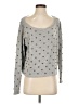Plenty By Tracy Reese 100% Cotton Stars Gray Pullover Sweater Size S - photo 1