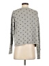 Plenty By Tracy Reese 100% Cotton Stars Gray Pullover Sweater Size S - photo 2