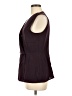 DKNY 100% Polyester Burgundy Sleeveless Blouse Size 8 - photo 5