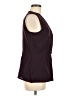 DKNY 100% Polyester Burgundy Sleeveless Blouse Size 8 - photo 4
