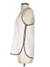 Joie 100% Silk Ivory Sleeveless Silk Top Size S - photo 5
