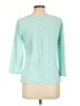 J. McLaughlin Teal 3/4 Sleeve Top Size L - photo 2