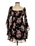 Forever 21 100% Polyester Floral Black Cocktail Dress Size S - photo 1