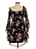 Forever 21 100% Polyester Floral Black Cocktail Dress Size S - photo 2