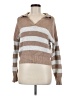 Jessica Simpson Stripes Tan Pullover Sweater Size M - photo 1