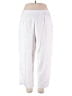 Alfred Dunner Solid White Track Pants Size 18 - photo 1