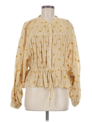 Pilcro Long Sleeve Blouse (view 1)