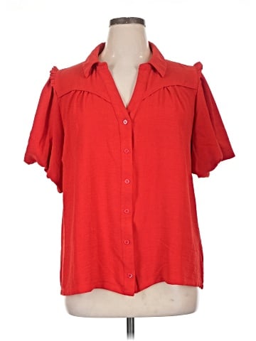 Umgee Short Sleeve Blouse (view 1)