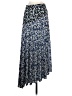 MNG Paisley Blue Casual Skirt Size S - photo 2