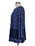 Investments 100% Polyester Blue Long Sleeve Blouse Size L - photo 5