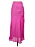 Free People 100% Polyester Solid Pink Formal Skirt Size 2 - photo 1