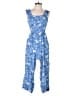 Ann Taylor LOFT Outlet Paisley Blue Jumpsuit Size S (petite) - photo 1