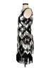 Vince Camuto 100% Polyester Graphic Silver Cocktail Dress Size 4 - photo 5