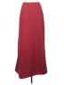 Kathie Lee 100% Polyester Chevron-herringbone Red Burgundy Formal Skirt Size S - photo 2