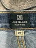 Just Black Hearts Blue Jeans Size 27 waist - photo 7