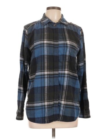 American Eagle Outfitters Long Sleeve Button-Down Shirt (view 1)