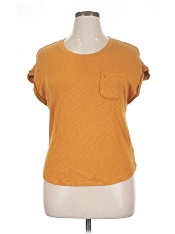 Marled Essentials Short Sleeve Top (view 1)