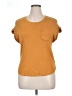 Marled Essentials Orange Short Sleeve Top Size XL - photo 1