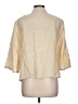 Coldwater Creek 100% Linen Ivory Kimono Size L - photo 2