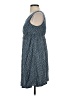 Rhapsody 100% Polyester Paisley Blue Casual Dress Size S - photo 5