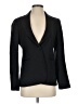 Theory Chevron-herringbone Black Wool Blazer Size 4 - photo 1