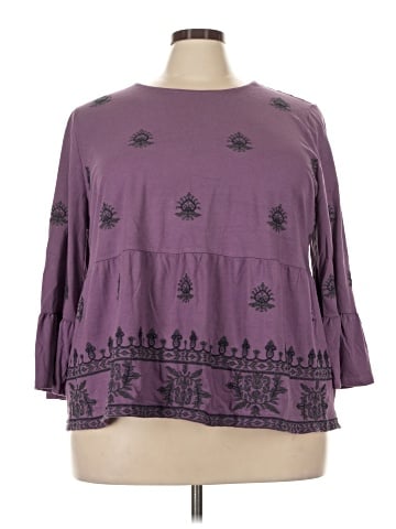 Purejill 3/4 Sleeve Top (view 1)