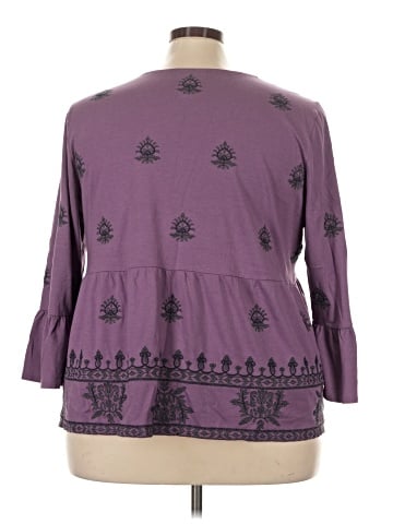 Purejill 3/4 Sleeve Top (view 2)