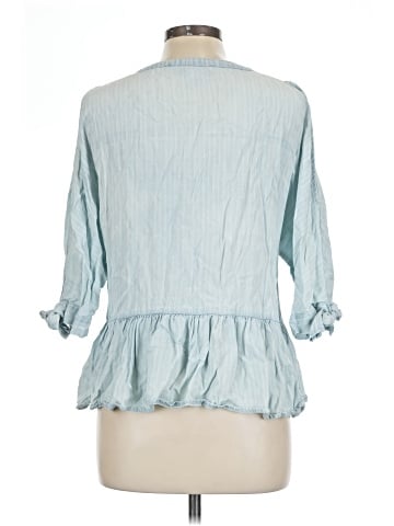 Blue Rain 3/4 Sleeve Blouse (view 2)