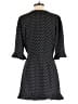 Ann Taylor LOFT Outlet 100% Polyester Polka Dots Black Romper Size 8 (petite) - photo 2