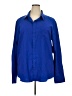 Unbranded Solid Blue Long Sleeve Blouse Size XXL - photo 1
