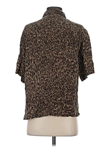 Silx Short Sleeve Silk Top (view 2)