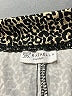 Rafaella Animal Print Gold Active Pants Size 14 - photo 7