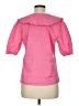 WAYF Pink Short Sleeve Blouse Size M - photo 2