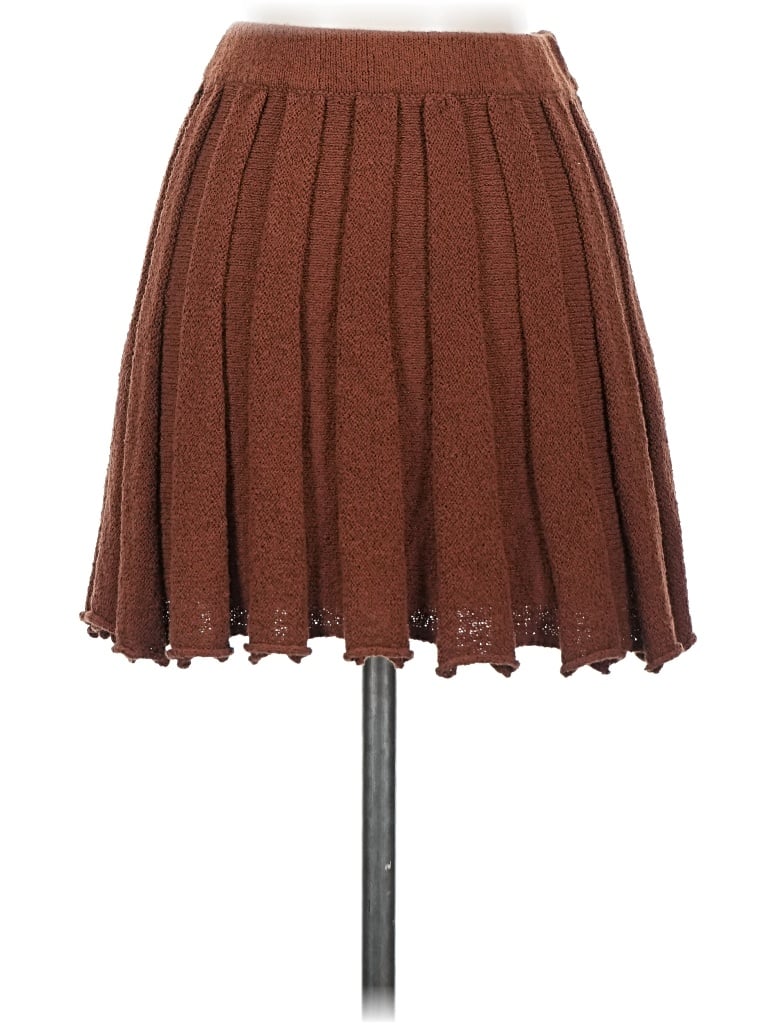Pre-owned Fp Beach Casual Skirt In Brown