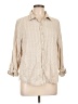 Orvis Tan 3/4 Sleeve Button-Down Shirt Size L - photo 1