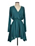 Wells Grace 100% Polyester Solid Teal Cocktail Dress Size XS - photo 1