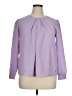Van Heusen 100% Polyester Purple Long Sleeve Blouse Size XL - photo 1