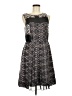 Tibi Graphic Black Cocktail Dress Size 6 - photo 1