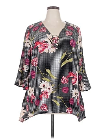 Relativity 3/4 Sleeve Blouse (view 1)