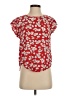 Kenar 100% Rayon Red Short Sleeve Blouse Size S - photo 1