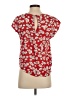 Kenar 100% Rayon Red Short Sleeve Blouse Size S - photo 2