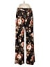Theory Floral Black Casual Pants Size M - photo 1