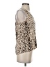 Joie 100% Lyocell Animal Print Tan Sleeveless Blouse Size S - photo 4