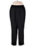Alia 100% Polyester Solid Black Casual Pants Size 22w - photo 1