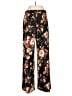 Theory Floral Black Casual Pants Size M - photo 2