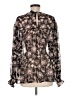 Sanctuary 100% Polyester Black Long Sleeve Blouse Size M - photo 2